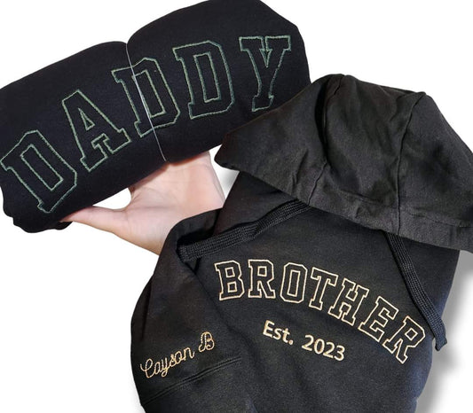 Embroidered Dad Sweatshirts