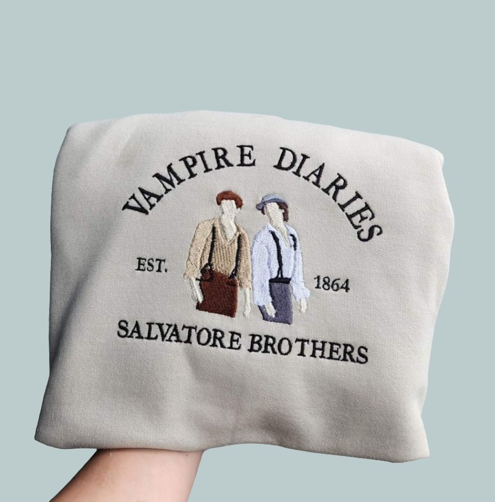 Vampire Diaries Embroidered Sweatshirt