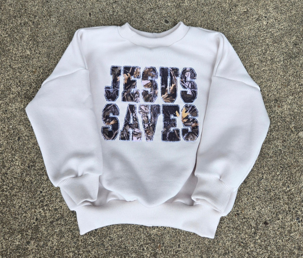 Jesus Saves Crewneck Sweatshirt