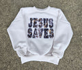 Jesus Saves Crewneck Sweatshirt