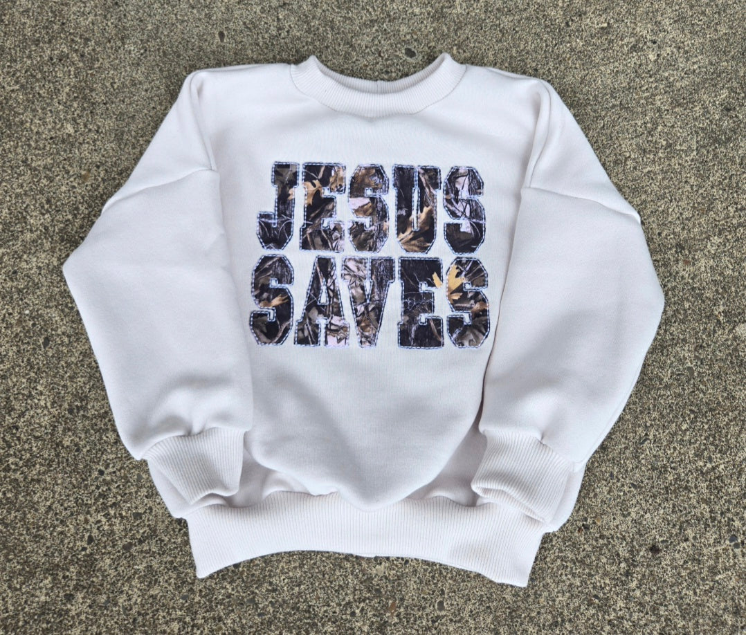 Jesus Saves Crewneck Sweatshirt