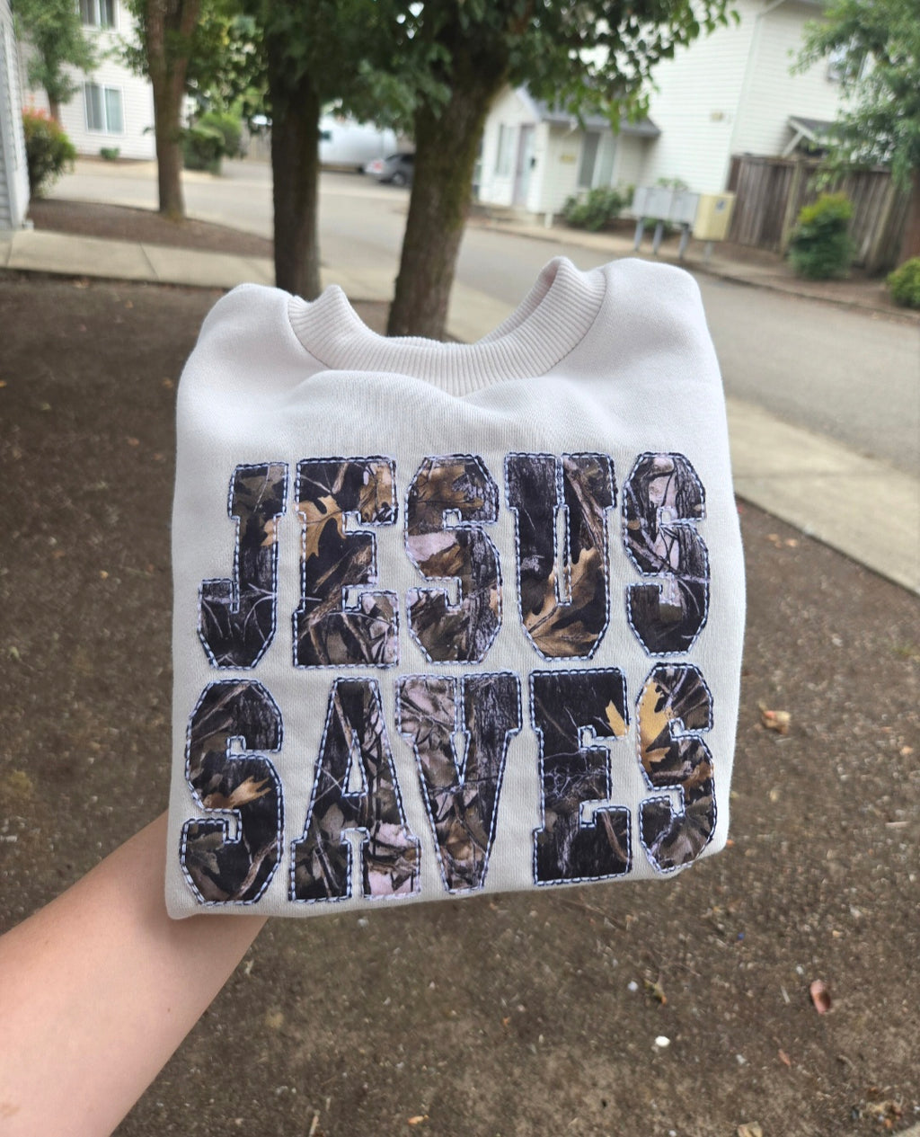 Jesus Saves Crewneck Sweatshirt