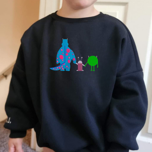 Monsters Inc. Embroidered Sweatshirt